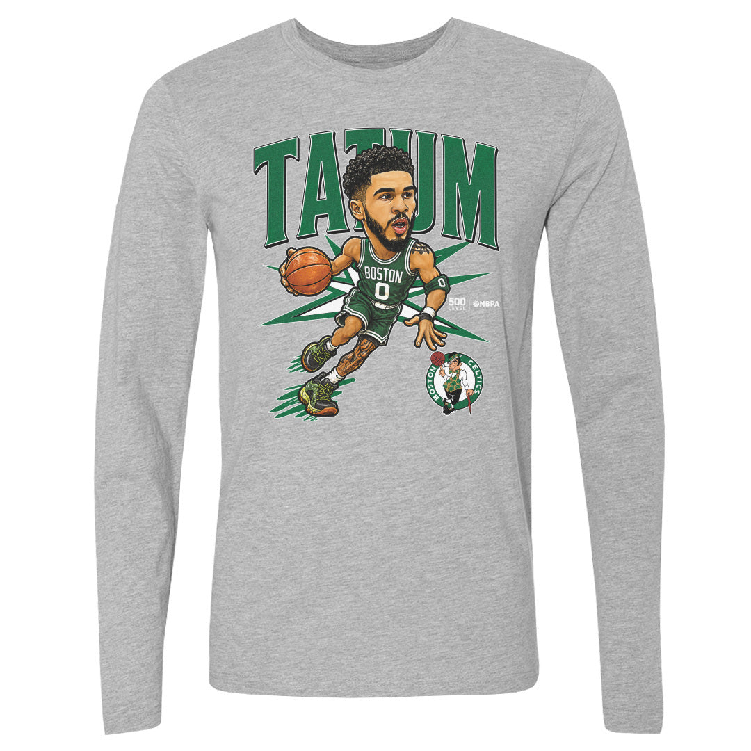 Jayson Tatum Men's Long Sleeve T-Shirt | 500 LEVEL