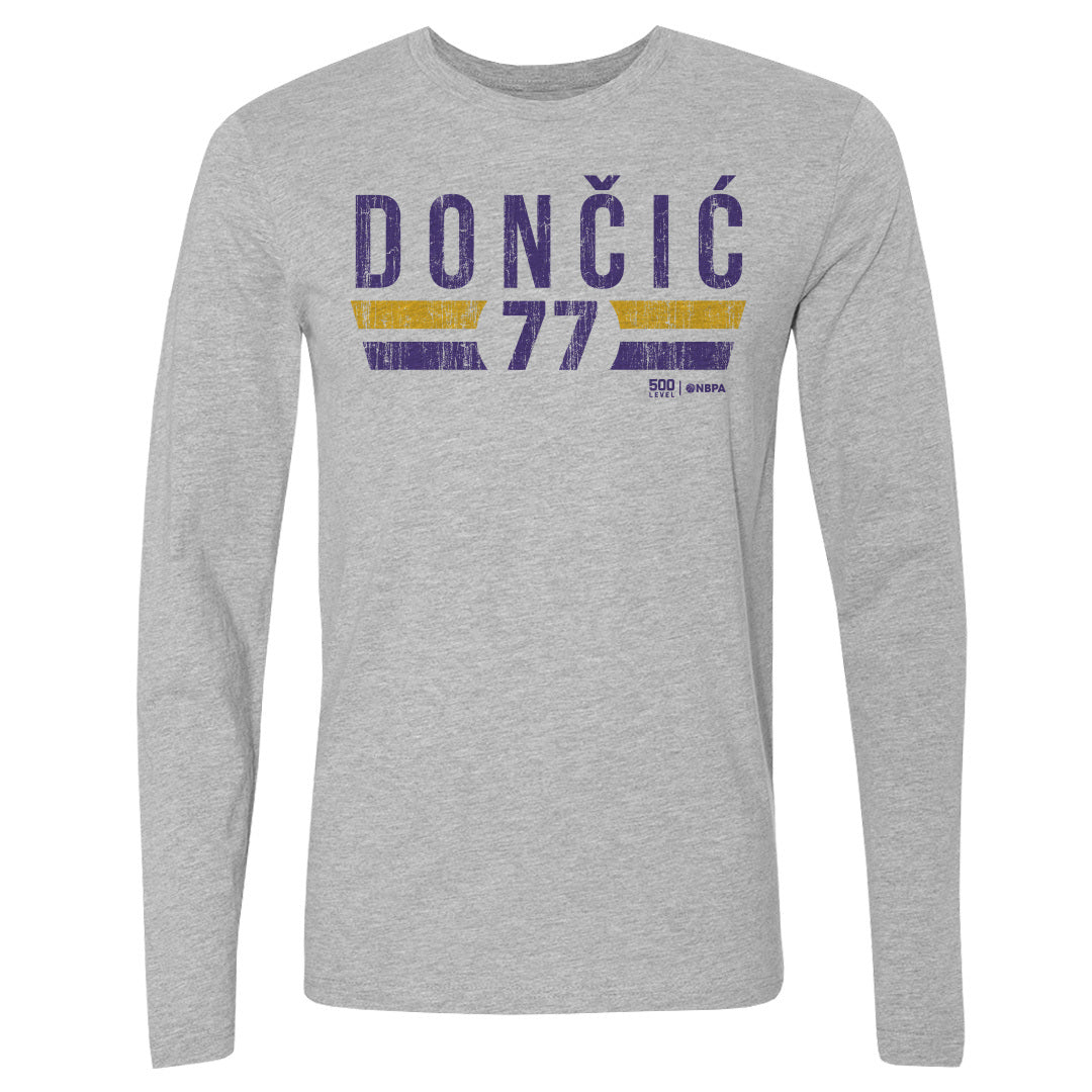 Luka Doncic Men's Long Sleeve T-Shirt | 500 LEVEL
