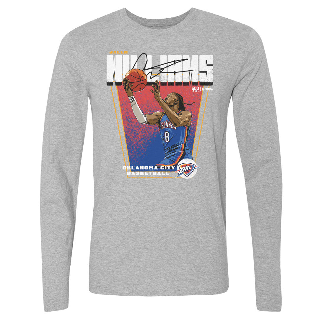 Jalen Williams Men's Long Sleeve T-Shirt | 500 LEVEL