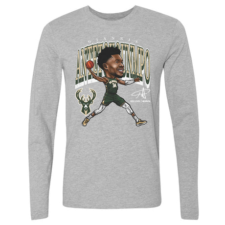 Giannis Antetokounmpo Men's Long Sleeve T-Shirt | 500 LEVEL
