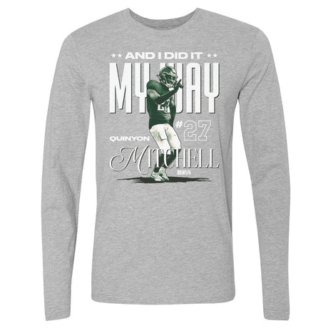 Quinyon Mitchell Men's Long Sleeve T-Shirt | 500 LEVEL