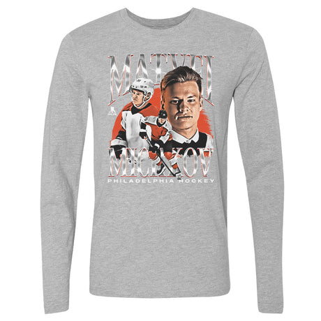 Matvei Michkov Men's Long Sleeve T-Shirt | 500 LEVEL