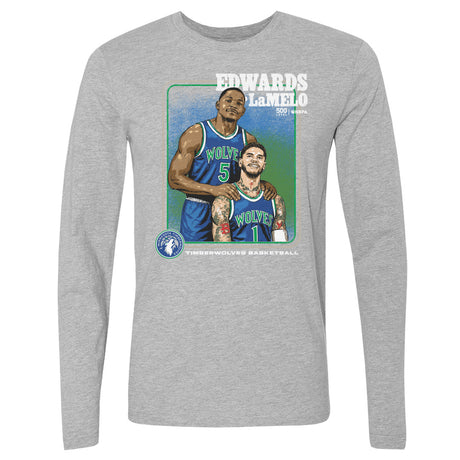Anthony Edwards Men's Long Sleeve T-Shirt | 500 LEVEL