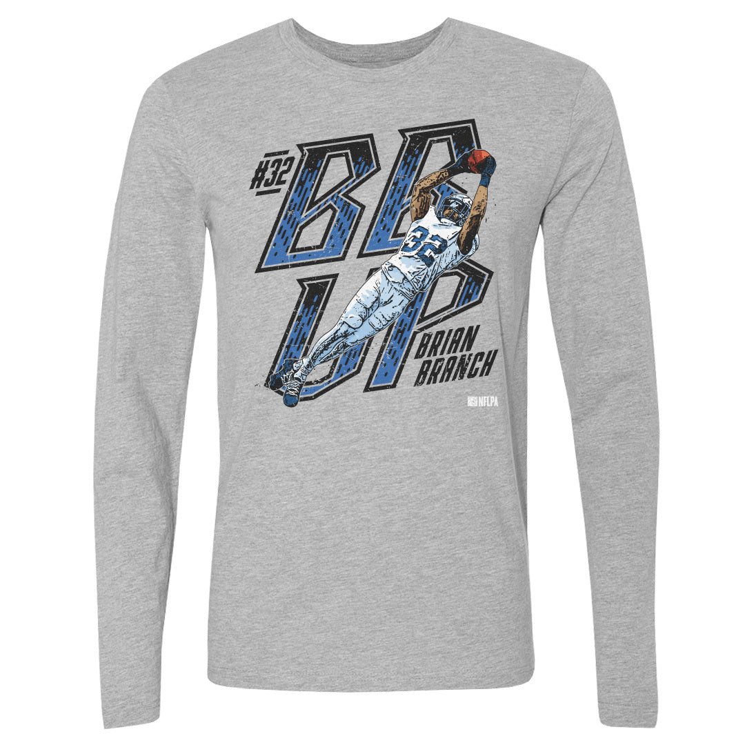 Brian Branch Men's Long Sleeve T-Shirt | 500 LEVEL