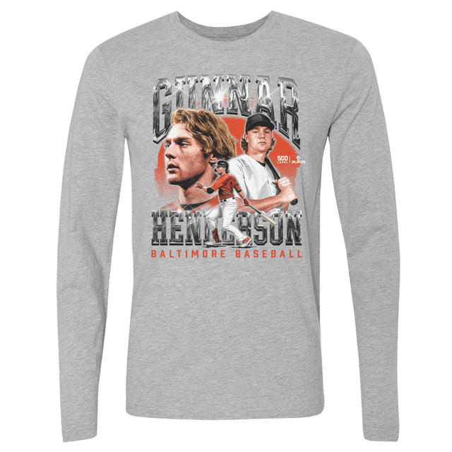 Gunnar Henderson Men's Long Sleeve T-Shirt | 500 LEVEL