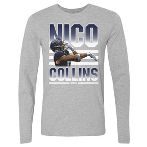 Nico Collins Men's Long Sleeve T-Shirt | 500 LEVEL