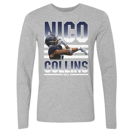 Nico Collins Men's Long Sleeve T-Shirt | 500 LEVEL