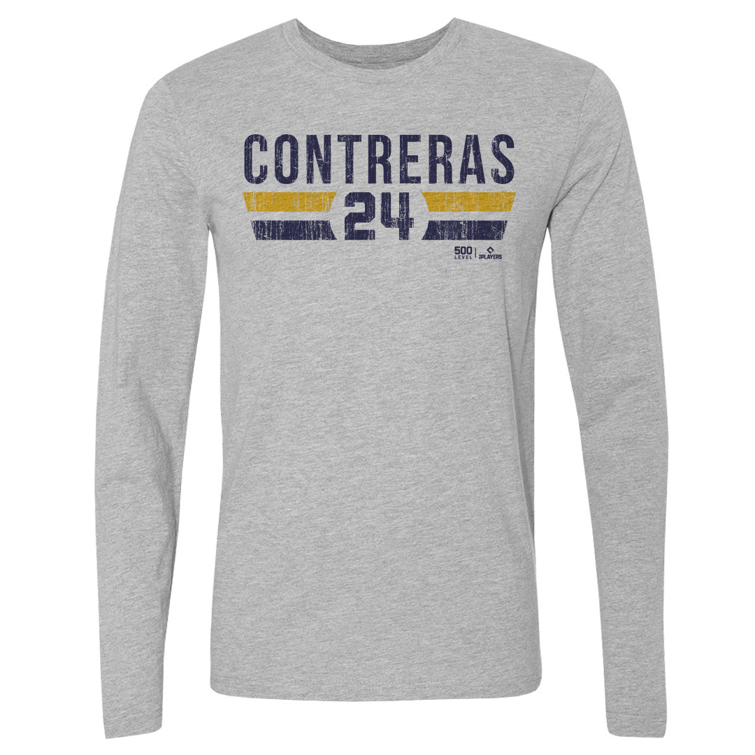 William Contreras Men's Long Sleeve T-Shirt | 500 LEVEL