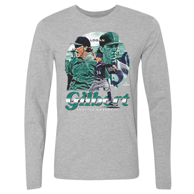 Logan Gilbert Men's Long Sleeve T-Shirt | 500 LEVEL