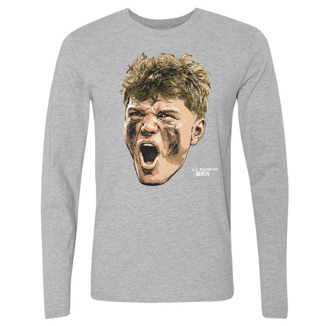 J.J. McCarthy Men's Long Sleeve T-Shirt | 500 LEVEL