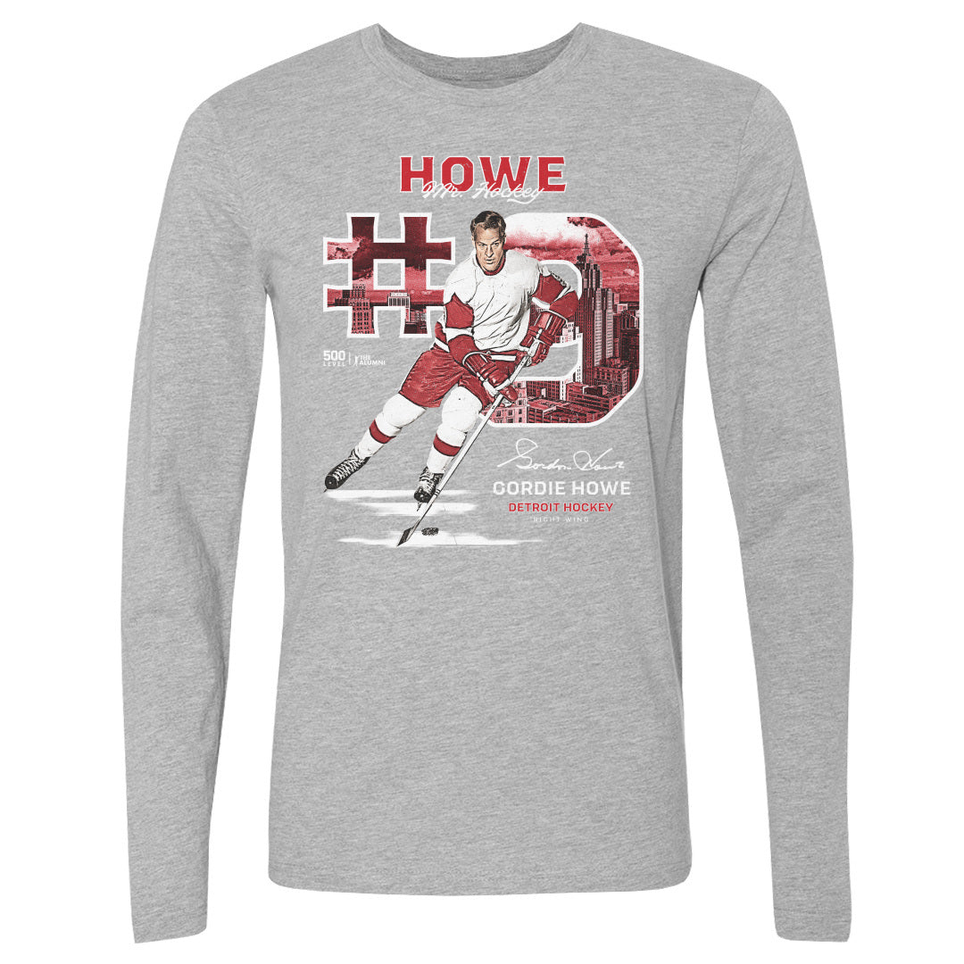 Gordie Howe Men's Long Sleeve T-Shirt | 500 LEVEL