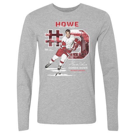 Gordie Howe Men's Long Sleeve T-Shirt | 500 LEVEL