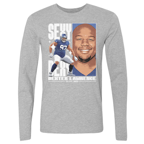 Dexter Lawrence Men's Long Sleeve T-Shirt | 500 LEVEL
