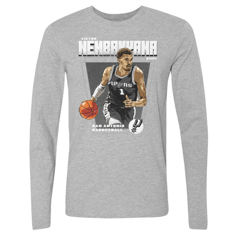 Victor Wembanyama Men's Long Sleeve T-Shirt | 500 LEVEL