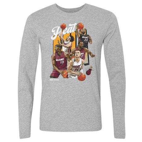 Miami Heat Men's Long Sleeve T-Shirt | 500 LEVEL