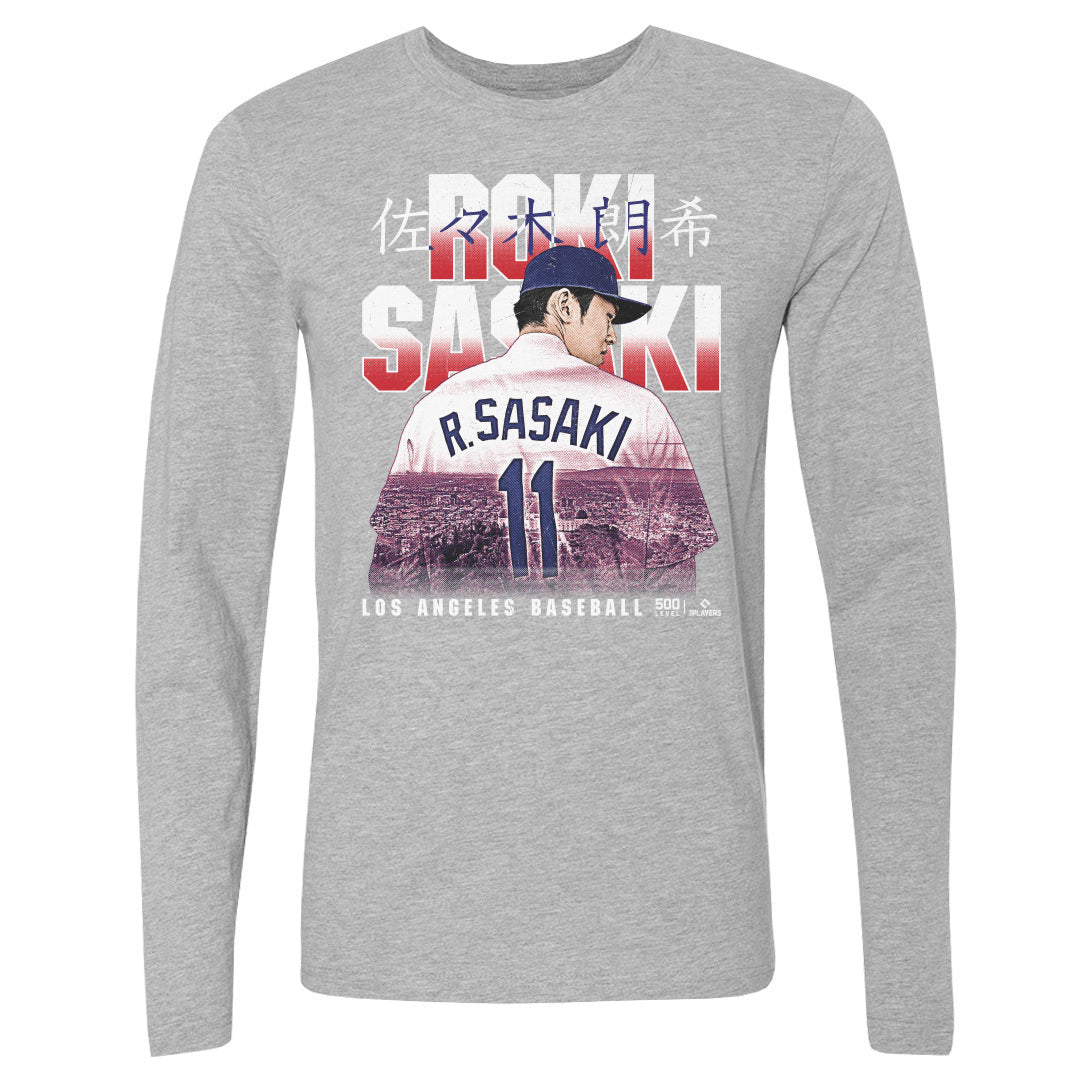 Roki Sasaki Men's Long Sleeve T-Shirt | 500 LEVEL