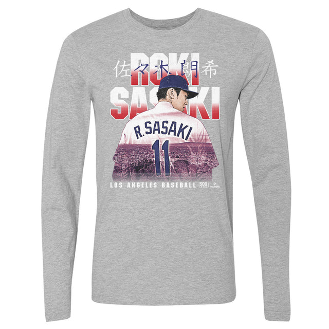 Roki Sasaki Men's Long Sleeve T-Shirt | 500 LEVEL