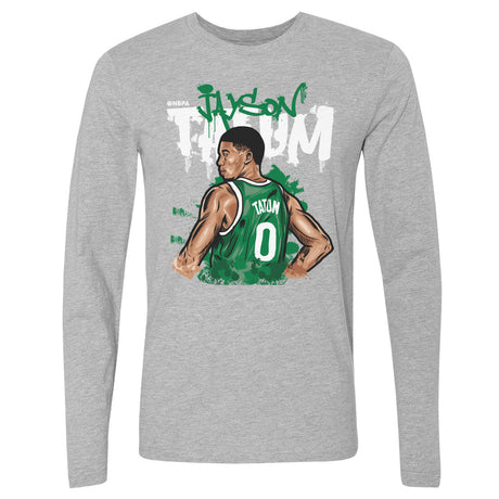 Jayson Tatum Men's Long Sleeve T-Shirt | 500 LEVEL