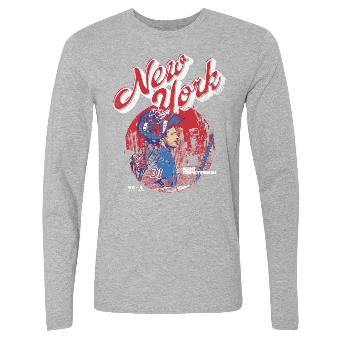 Igor Shesterkin Men's Long Sleeve T-Shirt | 500 LEVEL