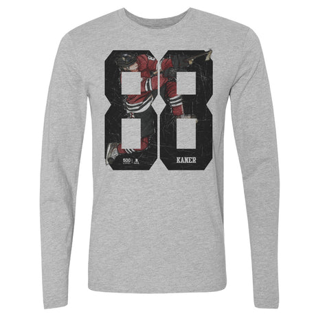 Patrick Kane Men's Long Sleeve T-Shirt | 500 LEVEL