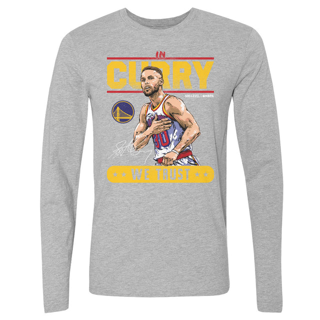Steph Curry Men's Long Sleeve T-Shirt | 500 LEVEL