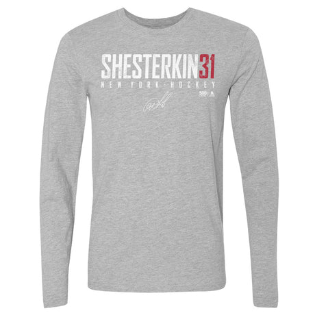 Igor Shesterkin Men's Long Sleeve T-Shirt | 500 LEVEL
