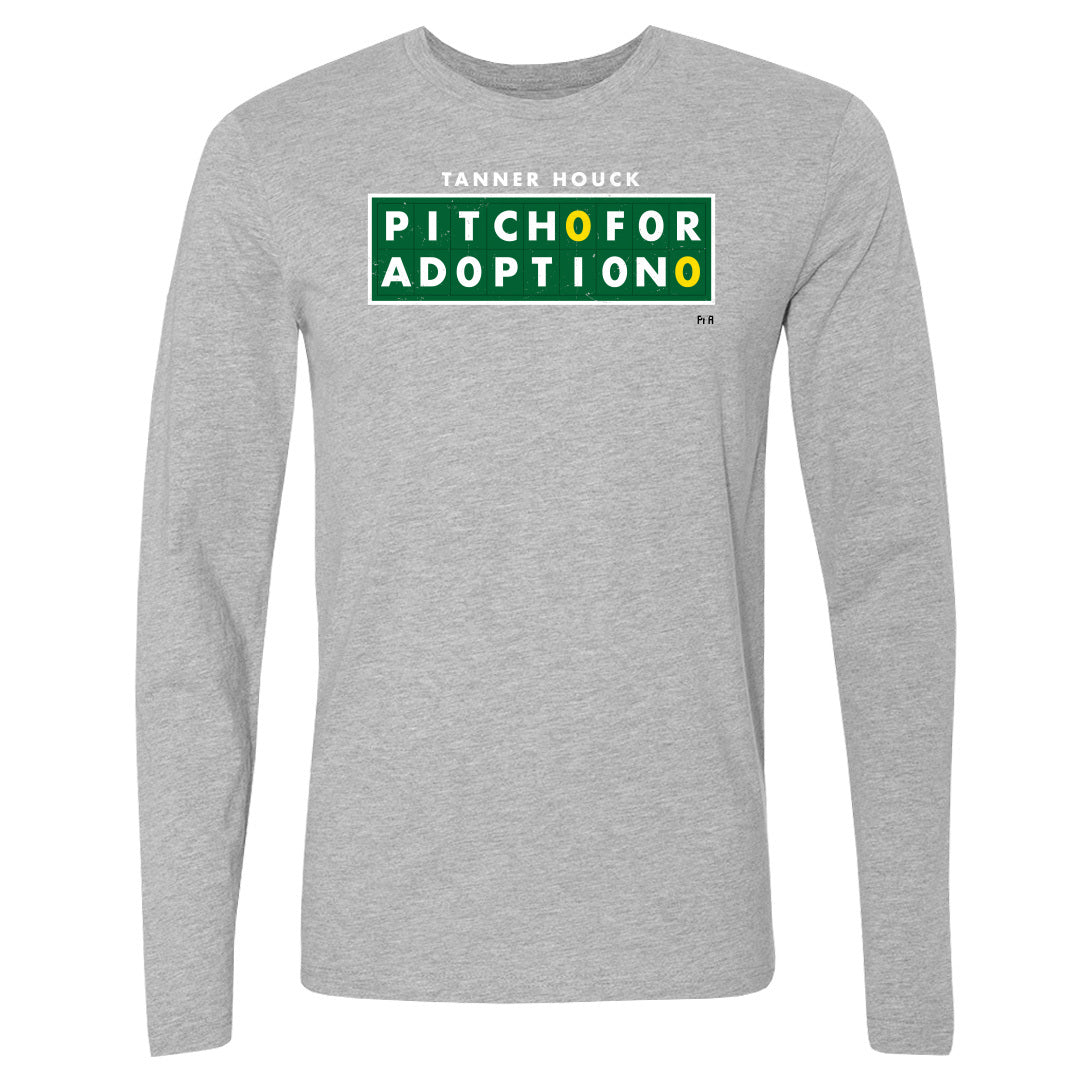 Pitch For Adoption Men's Long Sleeve T-Shirt | 500 LEVEL