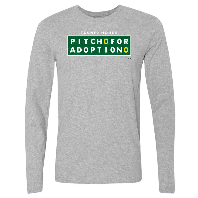 Pitch For Adoption Men's Long Sleeve T-Shirt | 500 LEVEL