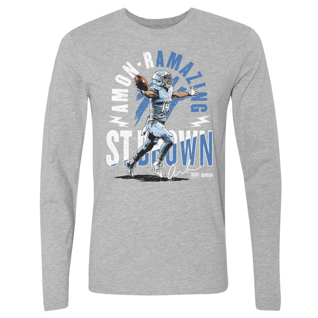 Amon-Ra St. Brown Men's Long Sleeve T-Shirt | 500 LEVEL