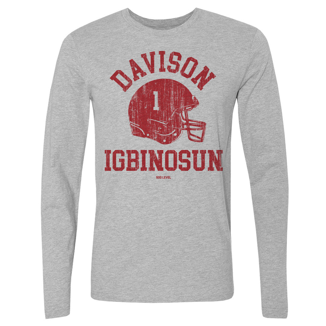 Davison Igbinosun Men's Long Sleeve T-Shirt | 500 LEVEL