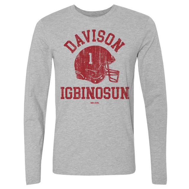 Davison Igbinosun Men's Long Sleeve T-Shirt | 500 LEVEL