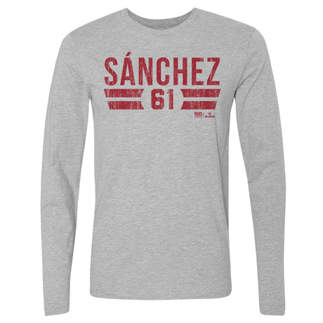 Cristopher Sanchez Men's Long Sleeve T-Shirt | 500 LEVEL