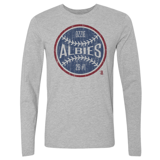 Ozzie Albies Men's Long Sleeve T-Shirt | 500 LEVEL