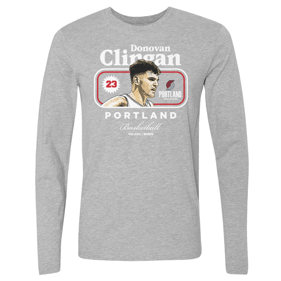 Donovan Clingan Men's Long Sleeve T-Shirt | 500 LEVEL