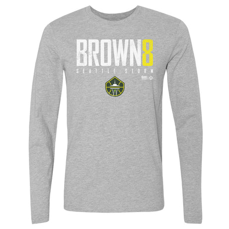Lexie Brown Men's Long Sleeve T-Shirt | 500 LEVEL