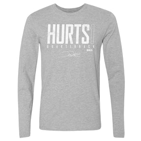Jalen Hurts Men's Long Sleeve T-Shirt | 500 LEVEL
