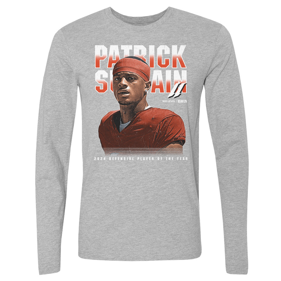Patrick Surtain II Men's Long Sleeve T-Shirt | 500 LEVEL