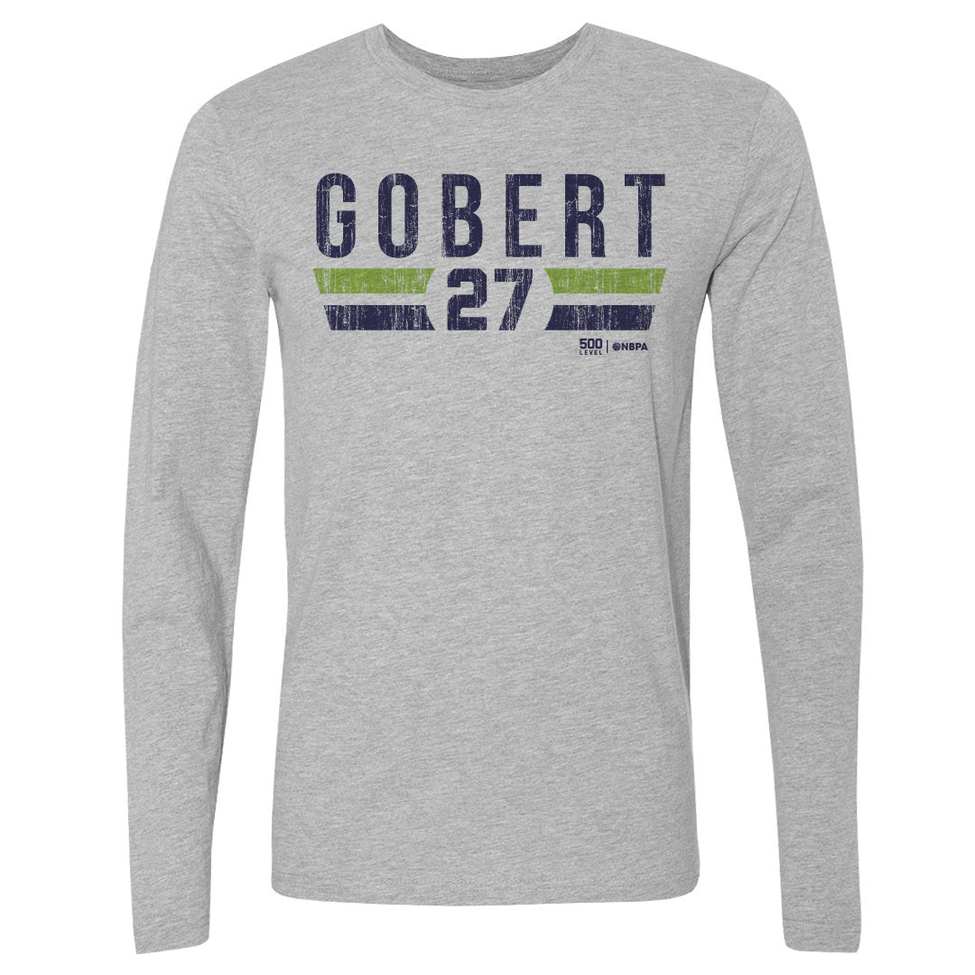 Rudy Gobert Men's Long Sleeve T-Shirt | 500 LEVEL