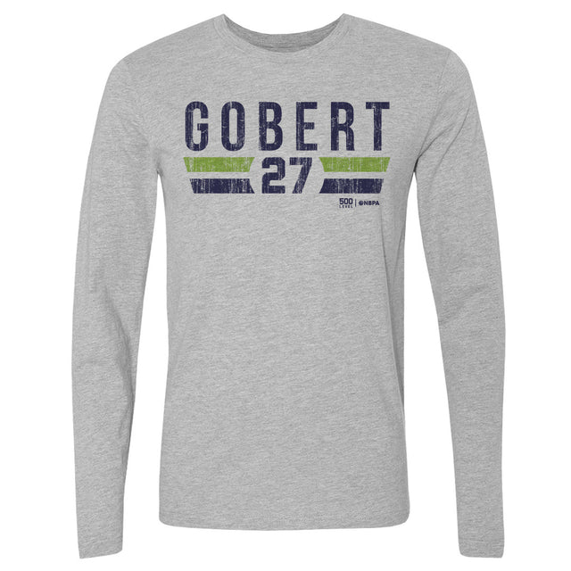 Rudy Gobert Men's Long Sleeve T-Shirt | 500 LEVEL