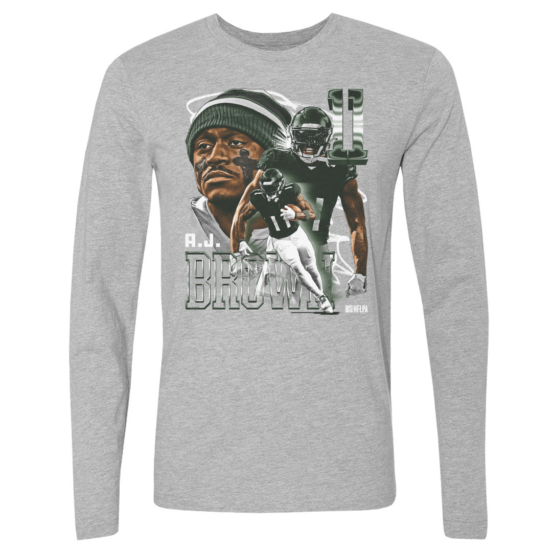 A.J. Brown Men's Long Sleeve T-Shirt | 500 LEVEL