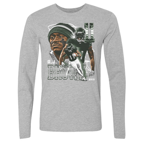 A.J. Brown Men's Long Sleeve T-Shirt | 500 LEVEL