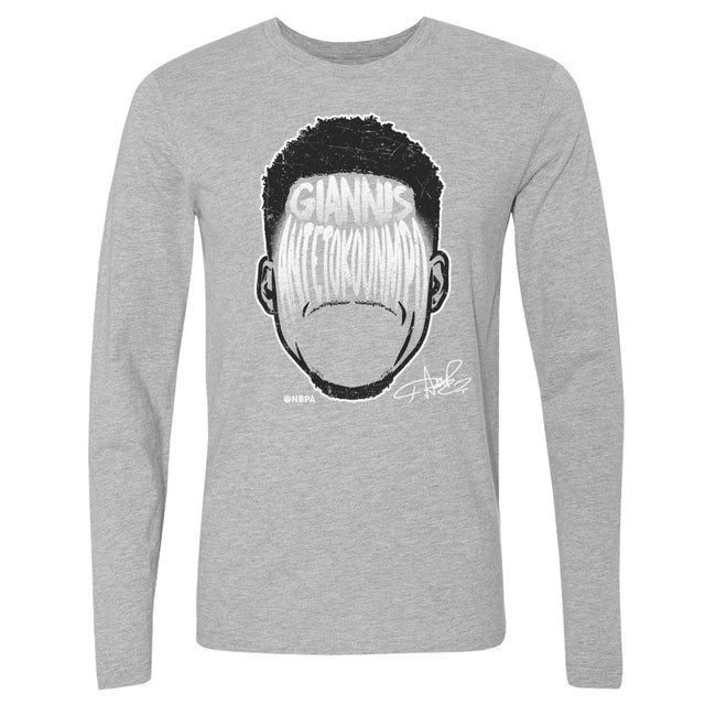 Giannis Antetokounmpo Men's Long Sleeve T-Shirt | 500 LEVEL