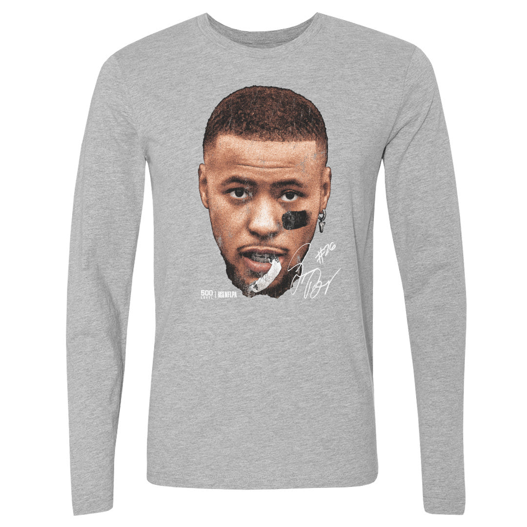 Saquon Barkley Men's Long Sleeve T-Shirt | 500 LEVEL