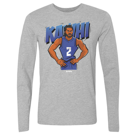 Kawhi Leonard Men's Long Sleeve T-Shirt | 500 LEVEL