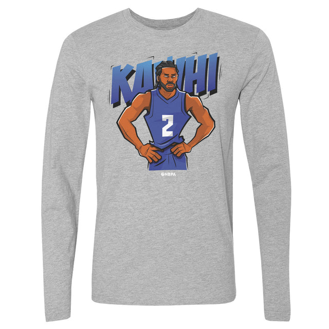 Kawhi Leonard Men's Long Sleeve T-Shirt | 500 LEVEL