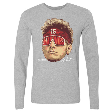 Patrick Mahomes Men's Long Sleeve T-Shirt | 500 LEVEL
