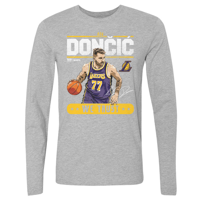 Luka Doncic Men's Long Sleeve T-Shirt | 500 LEVEL