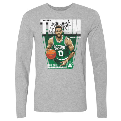 Jayson Tatum Men's Long Sleeve T-Shirt | 500 LEVEL