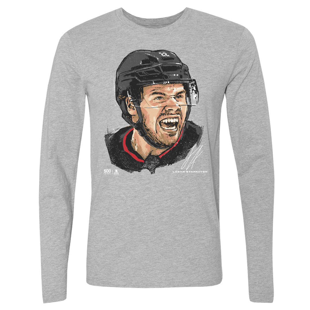Logan Stankoven Men's Long Sleeve T-Shirt | 500 LEVEL