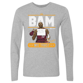 Bam Adebayo Men's Long Sleeve T-Shirt | 500 LEVEL